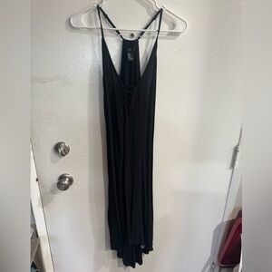 Black Sleeveless Maxi Dress